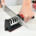 4-Segment Handheld Knife Sharpener – Multi-Functional Kitchen Stone